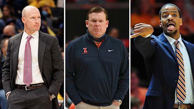 Seton Hall's Kevin Willard; Illinois's Brad Underwood; George Mason's Kim English